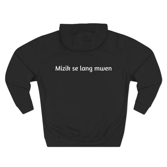 CAJMusic-Hoodie Mizik se lang mwen
