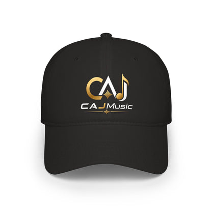 CAJ Music  Cap — Black Low-Profile Musician Hat