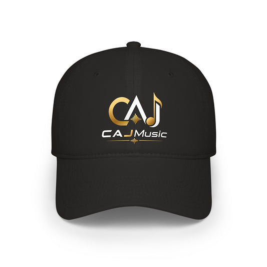 CAJ Music  Cap — Black Low-Profile Musician Hat