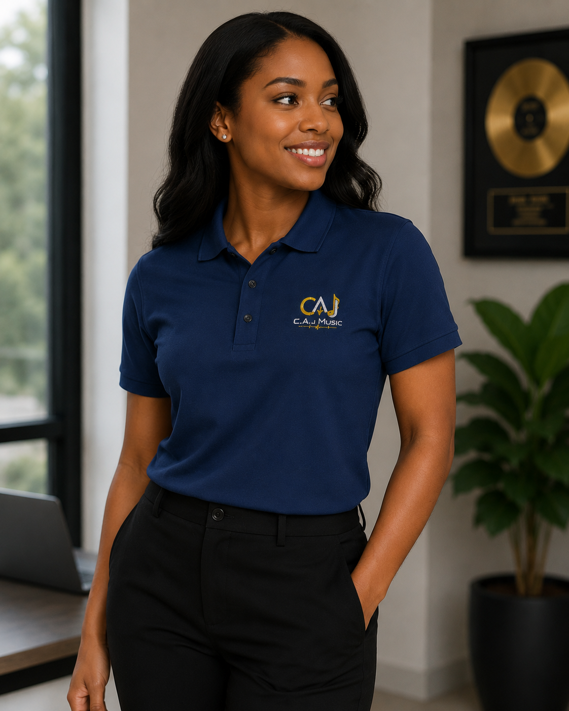 CAJMUSIC-Unisex Polo Shirt