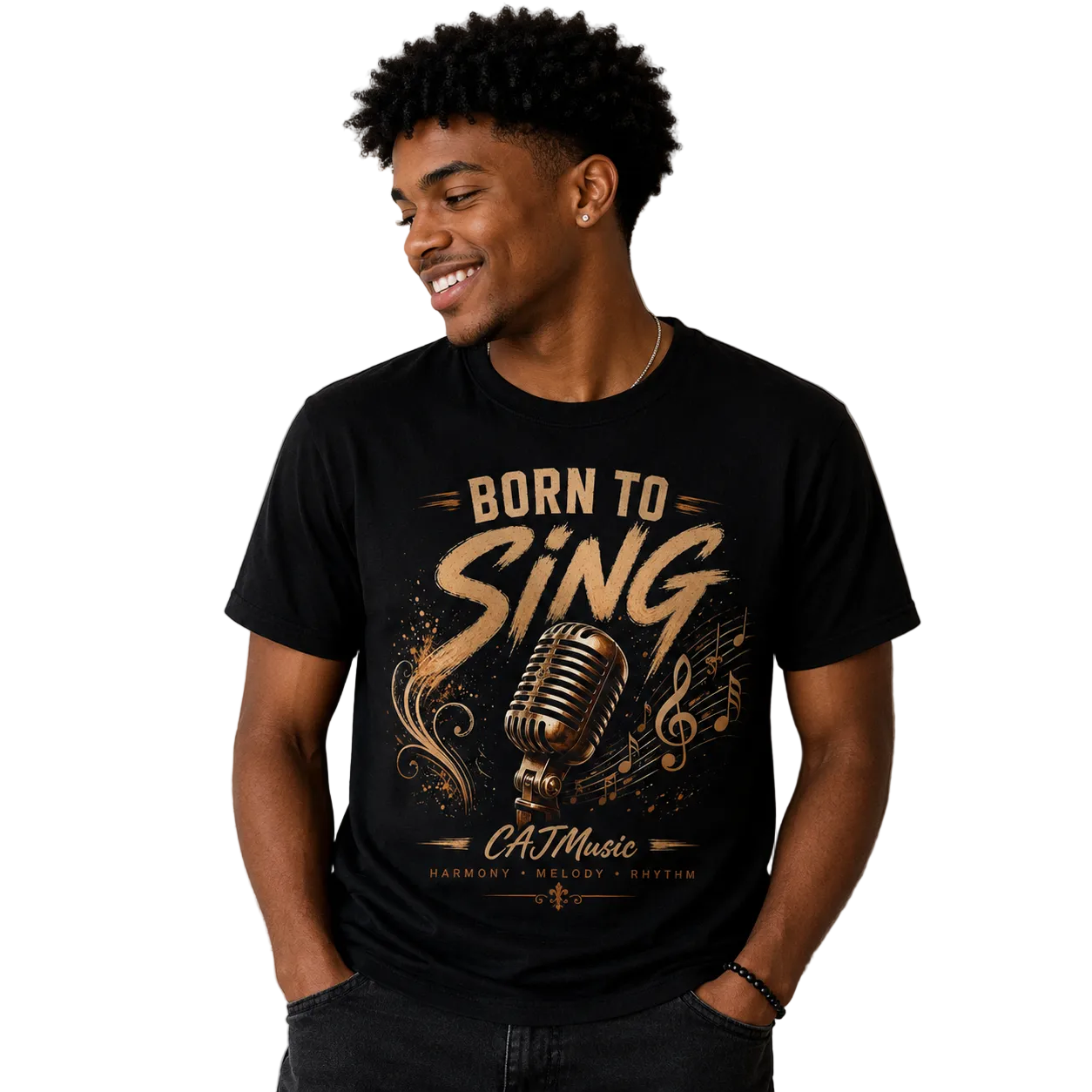 Born to Play Sing T-Shirt —CAJMusic
