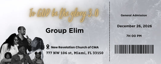 To GOD be the glory 3.0